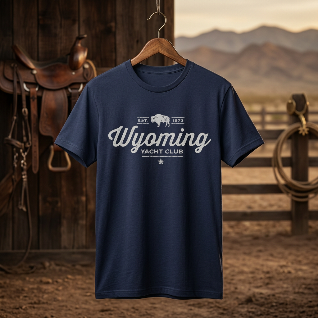 Wyoming Yacht Club - Vintage Buffalo Shirt