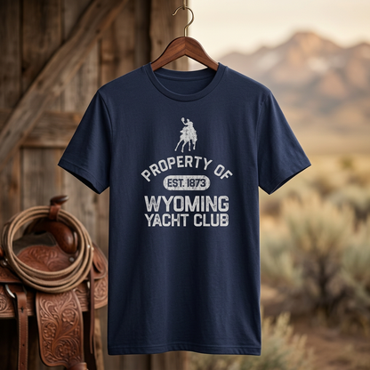 Wyoming Yacht Club - 1915 Ramsay Bucking Horse Edition (Navy/White)