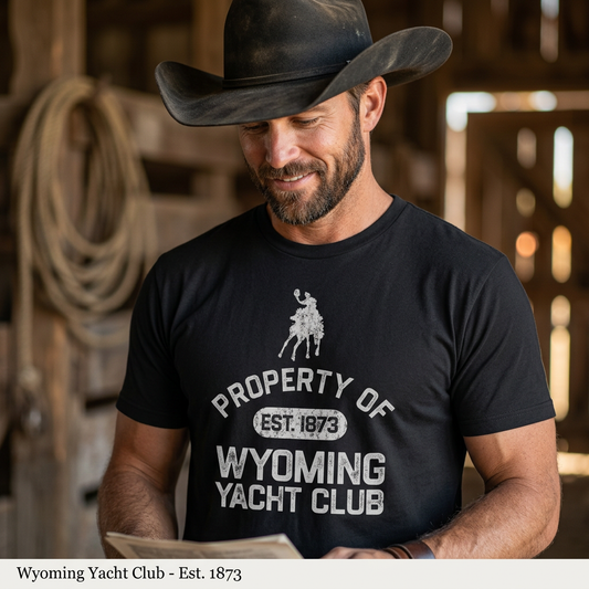 Wyoming Yacht Club - 1915 Ramsay Bucking Horse Edition (Black/White)