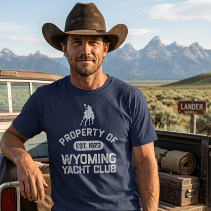 Wyoming Yacht Club - 1915 Ramsay Bucking Horse Edition (Navy/White)